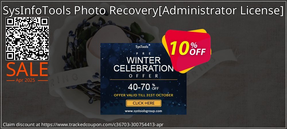 SysInfoTools Photo Recovery - Administrator License  coupon on Virtual Vacation Day offer