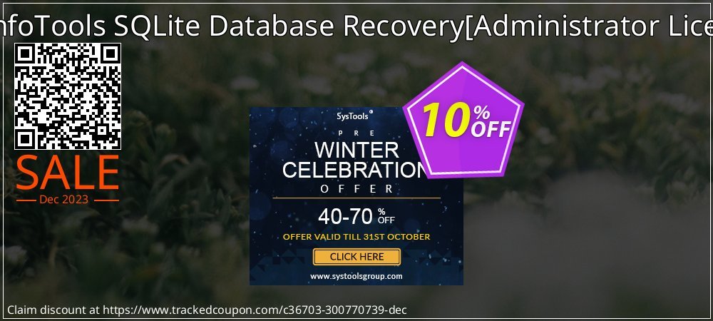 SysInfoTools SQLite Database Recovery - Administrator License  coupon on April Fools' Day offer