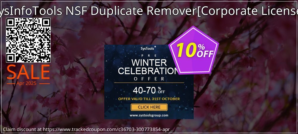 SysInfoTools NSF Duplicate Remover - Corporate License  coupon on World Password Day offering sales