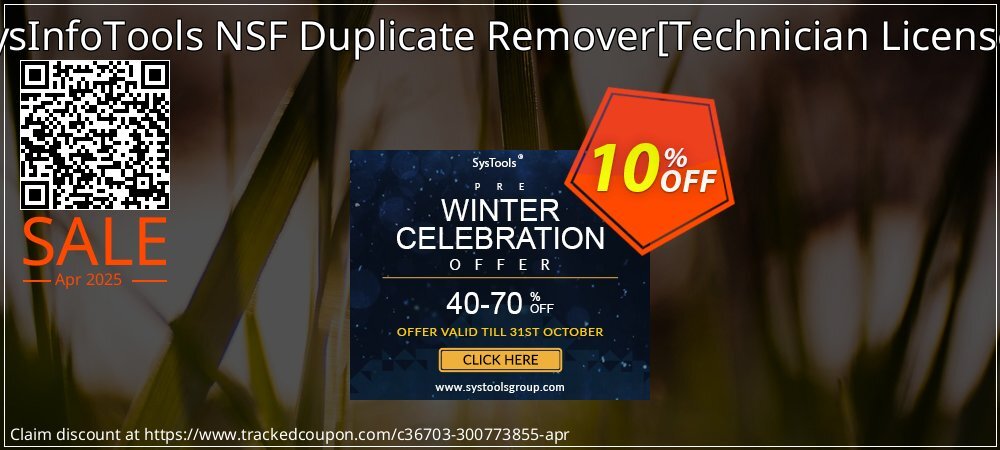 SysInfoTools NSF Duplicate Remover - Technician License  coupon on Mother Day super sale