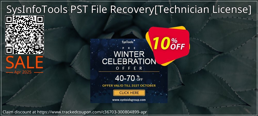 SysInfoTools PST File Recovery - Technician License  coupon on Tell a Lie Day promotions