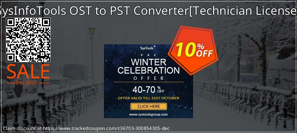 SysInfoTools OST to PST Converter - Technician License  coupon on National Walking Day offering discount