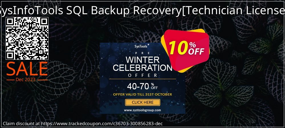 SysInfoTools SQL Backup Recovery - Technician License  coupon on Easter Day offer