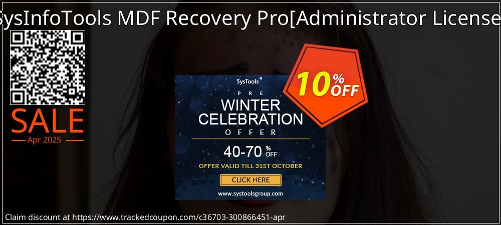 SysInfoTools MDF Recovery Pro - Administrator License  coupon on World Party Day sales