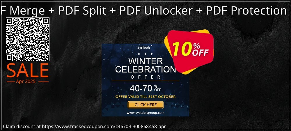 PDF Management Toolkit - PDF Recovery + PDF Merge + PDF Split + PDF Unlocker + PDF Protection + PDF Image Extractor Administrator License coupon on Easter Day sales