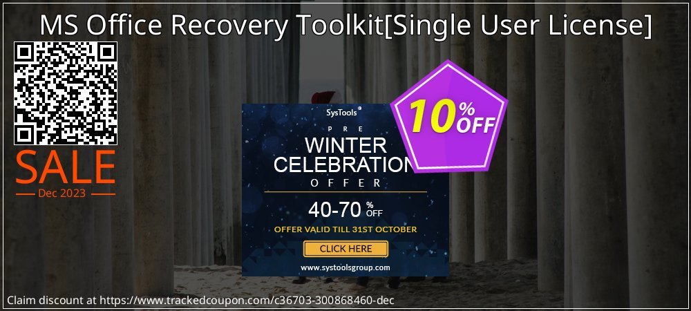 MS Office Recovery Toolkit - Single User License  coupon on National Walking Day offer