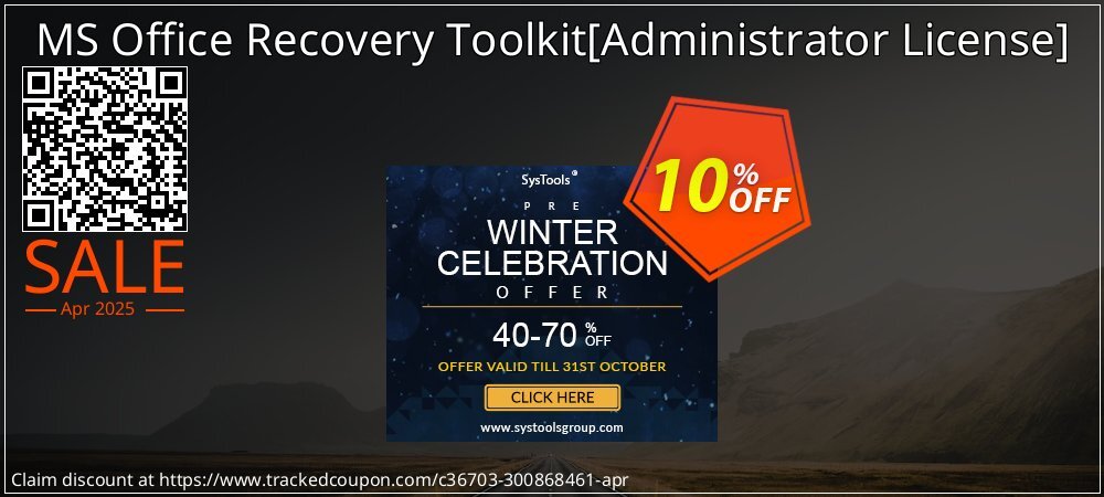 MS Office Recovery Toolkit - Administrator License  coupon on National Loyalty Day offering discount