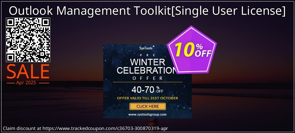 Outlook Management Toolkit - Single User License  coupon on World Password Day promotions