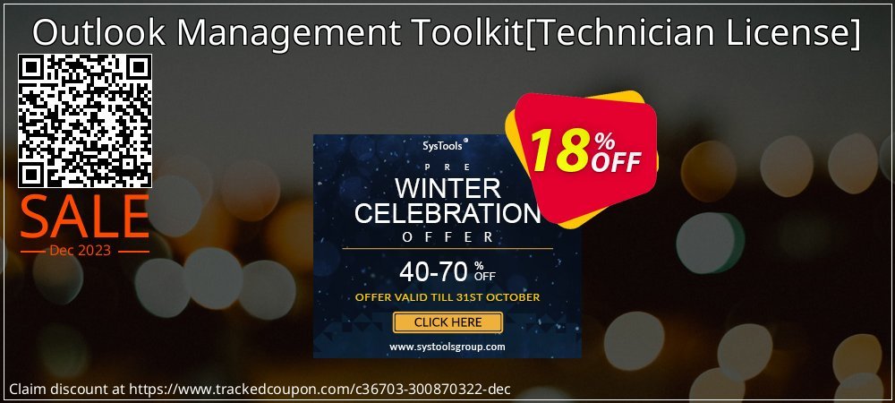 Outlook Management Toolkit - Technician License  coupon on Working Day offer