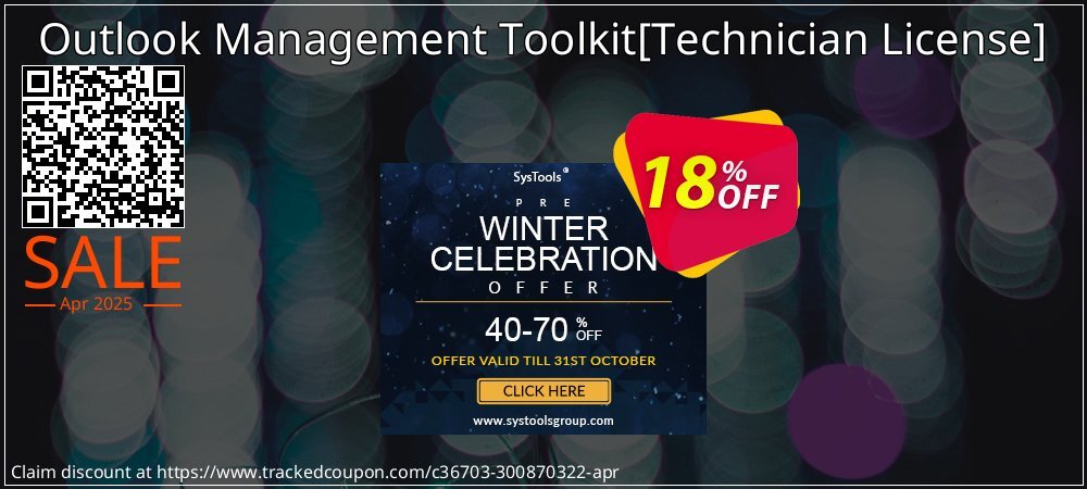 Outlook Management Toolkit - Technician License  coupon on Working Day offer