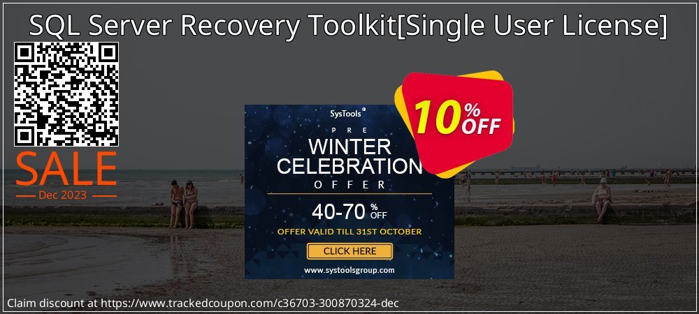 SQL Server Recovery Toolkit - Single User License  coupon on Tell a Lie Day discount