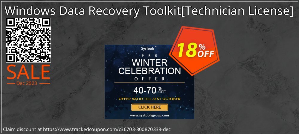 Windows Data Recovery Toolkit - Technician License  coupon on Easter Day promotions
