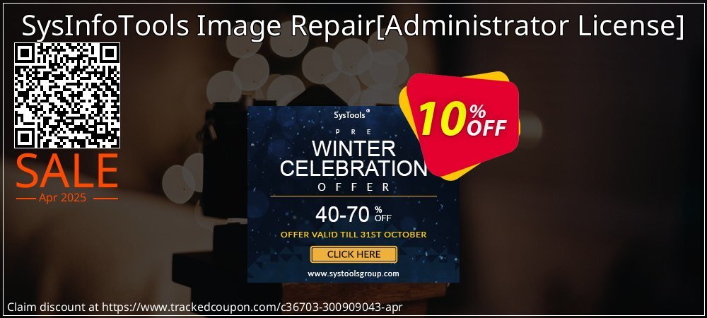 SysInfoTools Image Repair - Administrator License  coupon on Virtual Vacation Day discount