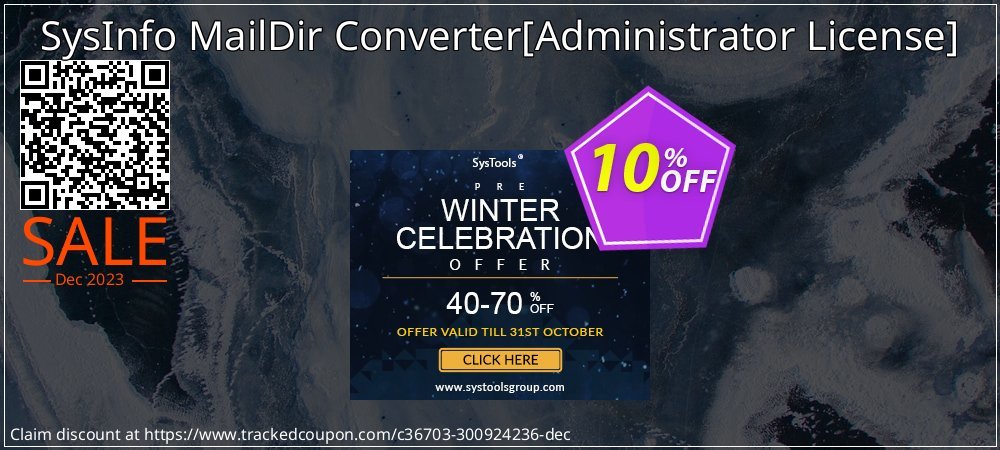 SysInfo MailDir Converter - Administrator License  coupon on World Party Day offering sales