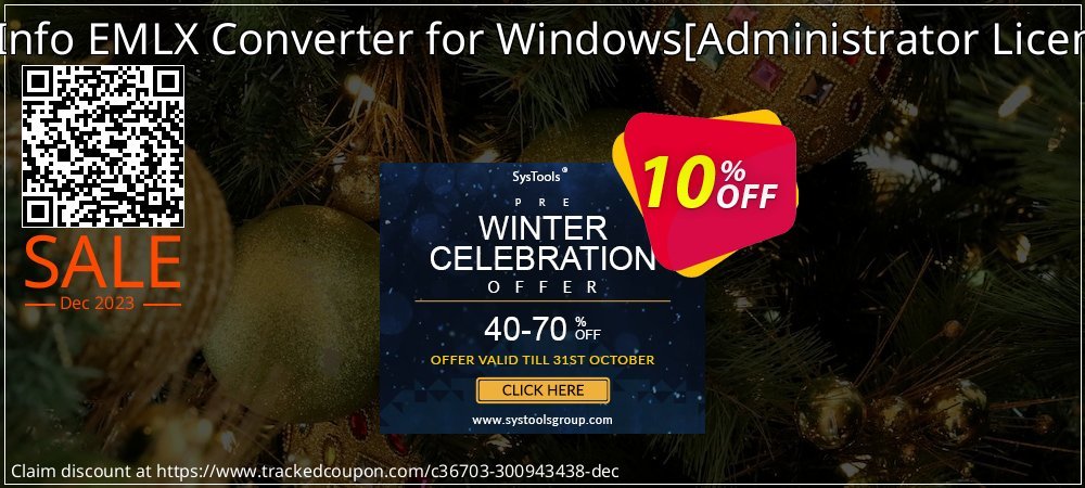 SysInfo EMLX Converter for Windows - Administrator License  coupon on Constitution Memorial Day offer