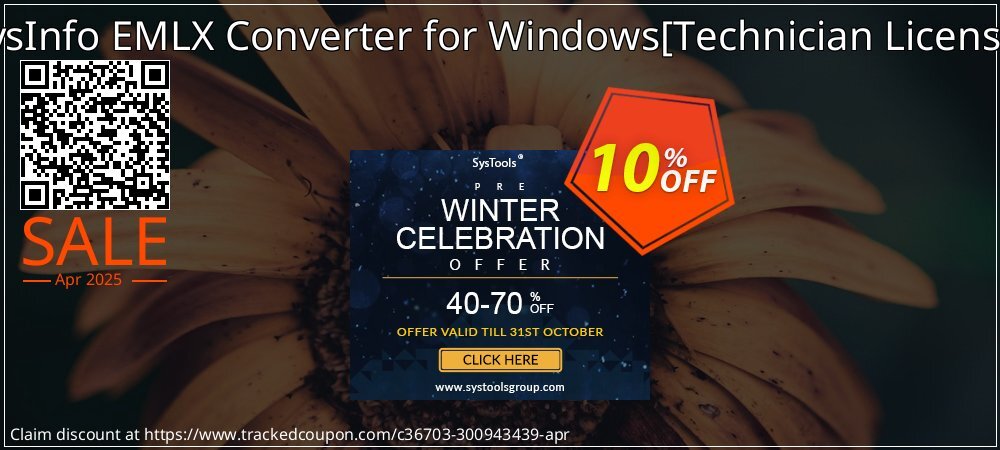 SysInfo EMLX Converter for Windows - Technician License  coupon on World Password Day discount