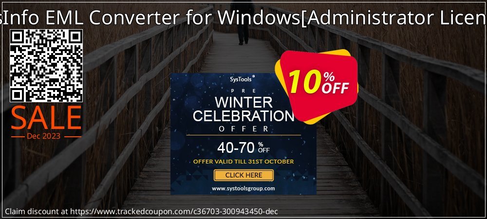 SysInfo EML Converter for Windows - Administrator License  coupon on National Walking Day offering discount