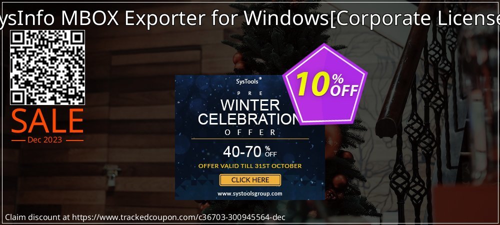 SysInfo MBOX Exporter for Windows - Corporate License  coupon on World Password Day offering discount