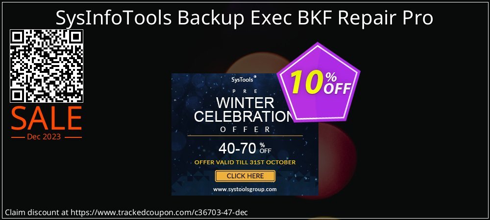 SysInfoTools Backup Exec BKF Repair Pro coupon on April Fools' Day offering sales