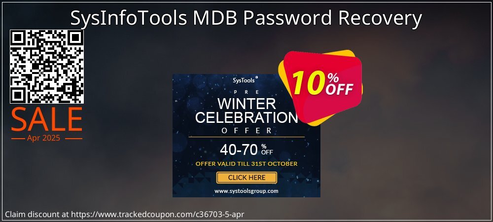 SysInfoTools MDB Password Recovery coupon on Mother Day sales