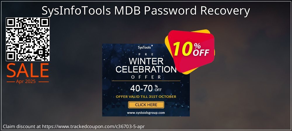 SysInfoTools MDB Password Recovery coupon on National Walking Day promotions