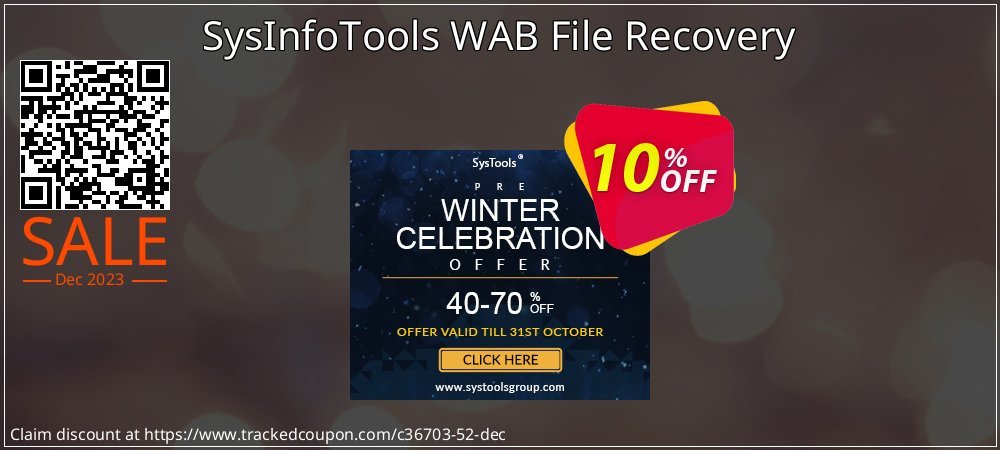 SysInfoTools WAB File Recovery coupon on Working Day offer