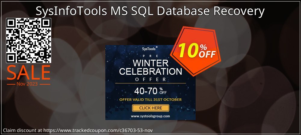 SysInfoTools MS SQL Database Recovery coupon on Easter Day offer
