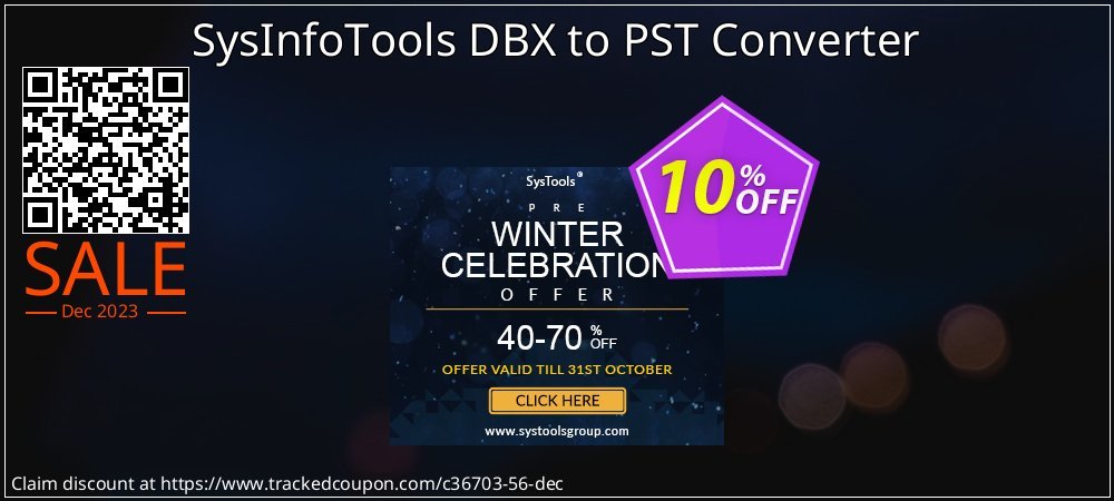 SysInfoTools DBX to PST Converter coupon on World Party Day offering sales