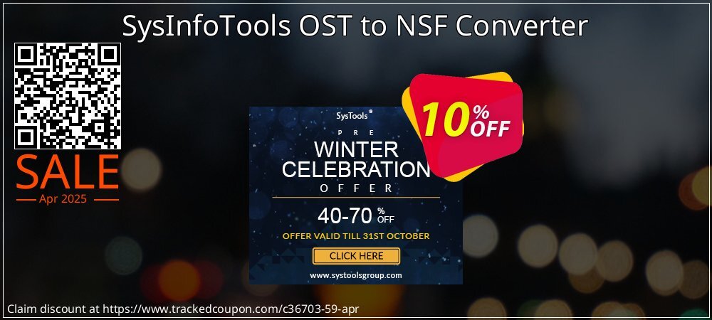 SysInfoTools OST to NSF Converter coupon on Tell a Lie Day promotions