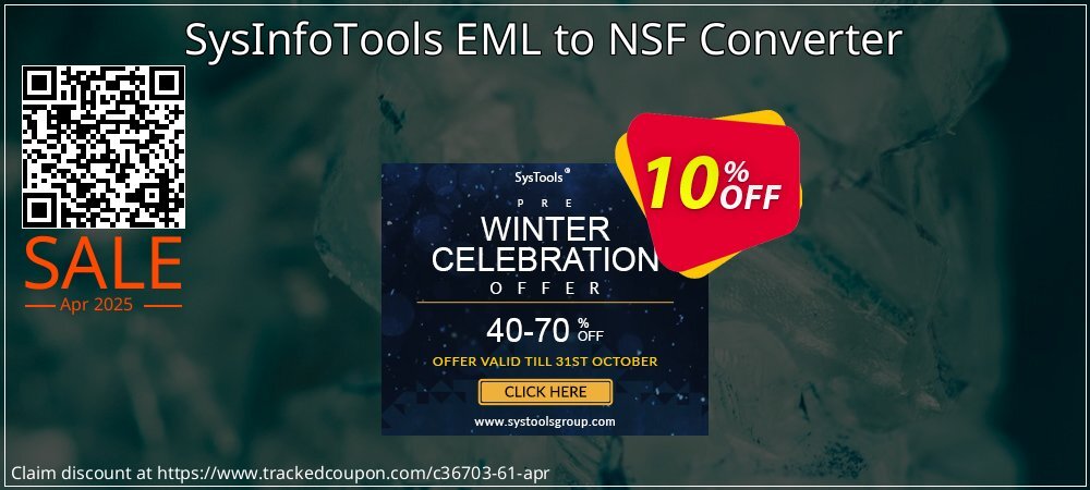 SysInfoTools EML to NSF Converter coupon on National Loyalty Day offer