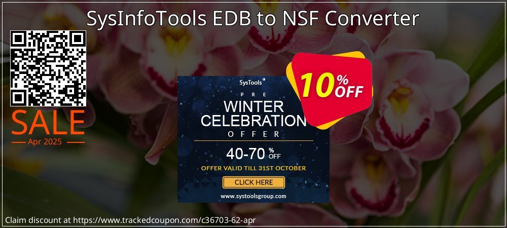 SysInfoTools EDB to NSF Converter coupon on Working Day discount