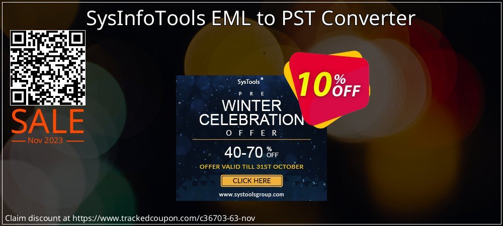 SysInfoTools EML to PST Converter coupon on Constitution Memorial Day offering discount