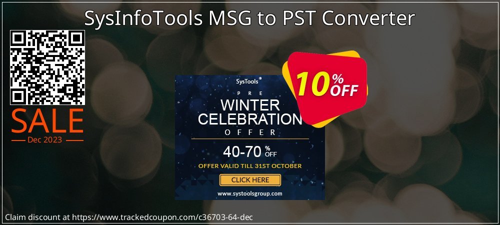 SysInfoTools MSG to PST Converter coupon on Tell a Lie Day offering discount