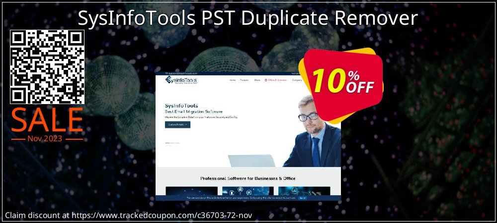 SysInfoTools PST Duplicate Remover coupon on Working Day offering discount