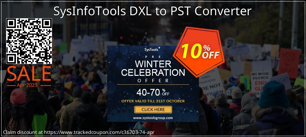 SysInfoTools DXL to PST Converter coupon on World Password Day super sale