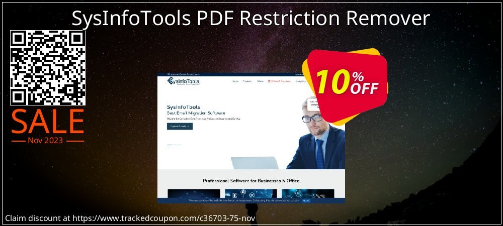 SysInfoTools PDF Restriction Remover coupon on National Walking Day super sale