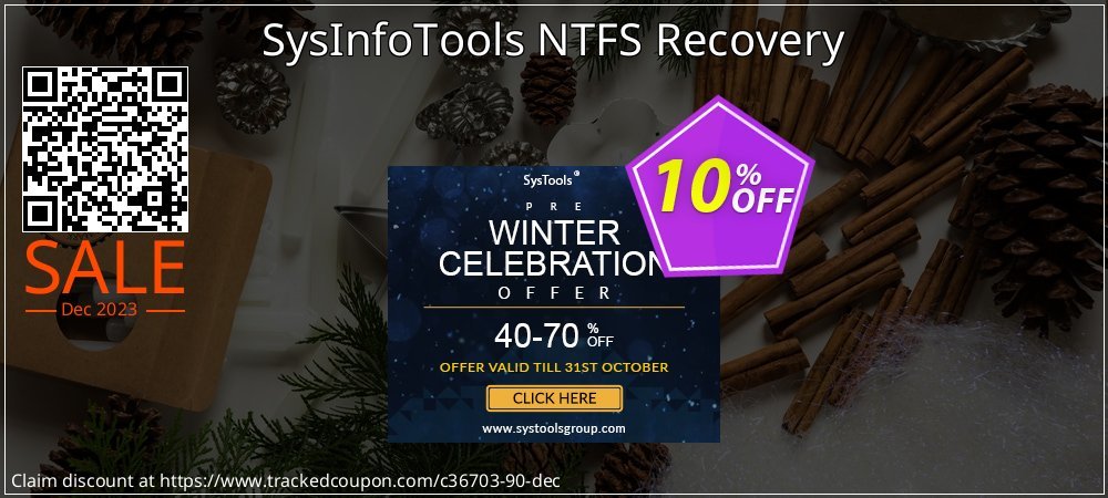 SysInfoTools NTFS Recovery coupon on National Walking Day discount