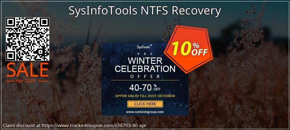 SysInfoTools NTFS Recovery coupon on National Walking Day discount