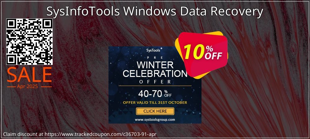 SysInfoTools Windows Data Recovery coupon on World Party Day offering discount