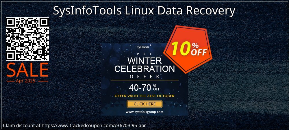 SysInfoTools Linux Data Recovery coupon on National Walking Day promotions