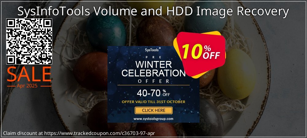 SysInfoTools Volume and HDD Image Recovery coupon on Working Day offer