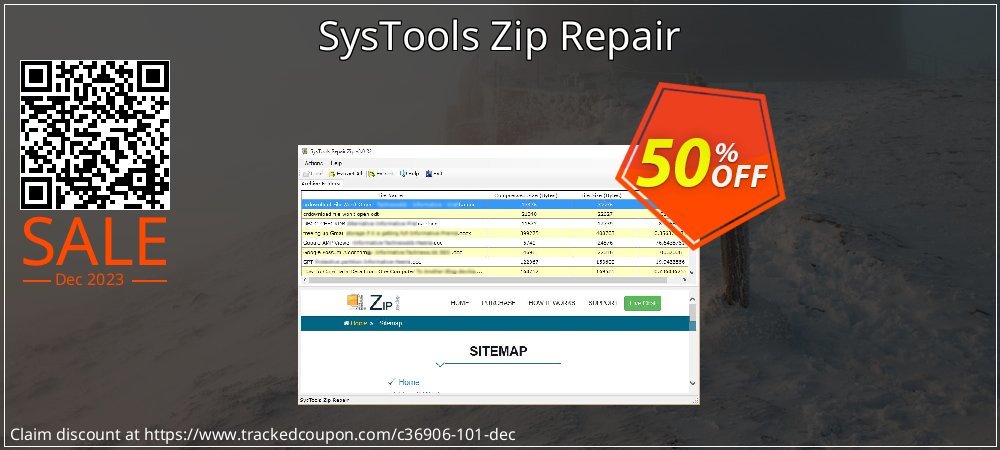 SysTools Zip Repair coupon on World Party Day deals