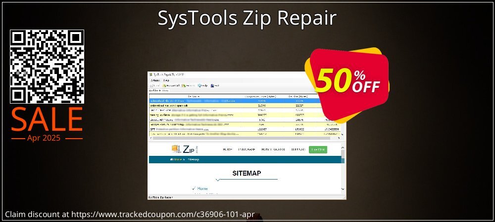 SysTools Zip Repair coupon on World Party Day deals