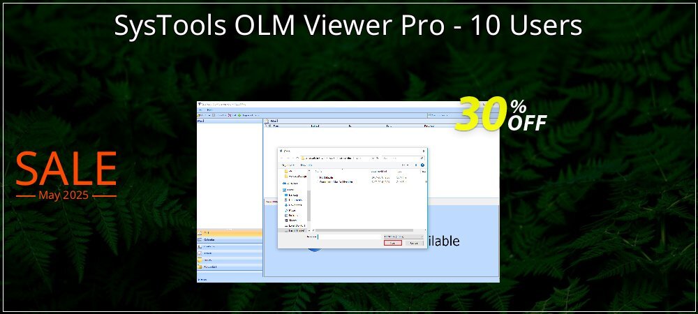 SysTools OLM Viewer Pro - 10 Users coupon on April Fools' Day offering discount