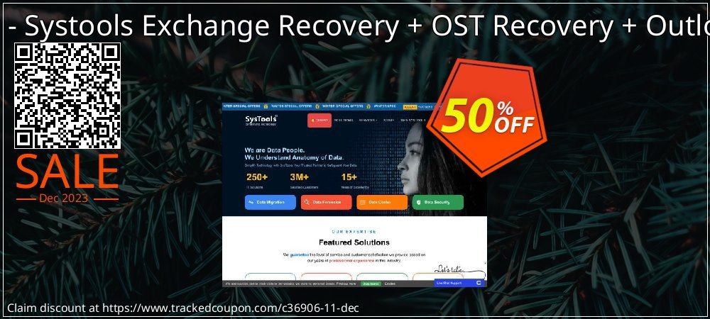 Claim 50% OFF Bundle Offer - Systools Exchange Recovery + OST Recovery + Outlook Recovery Coupon discount May, 2022