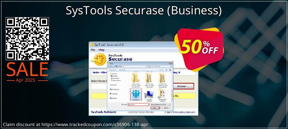 SysTools Securase - Business  coupon on Easter Day offer