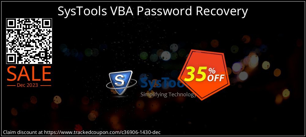 Claim 35% OFF SysTools VBA Password Recovery Coupon discount May, 2021