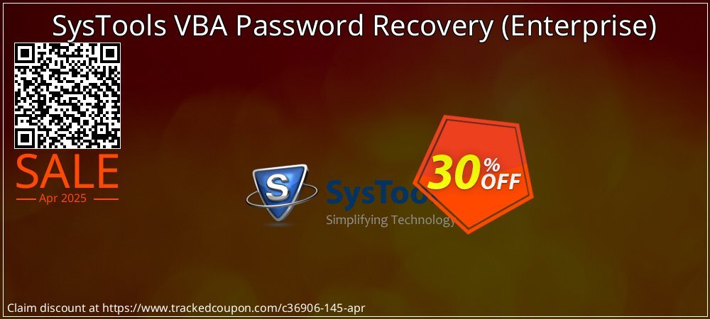 SysTools VBA Password Recovery - Enterprise  coupon on Mother Day deals