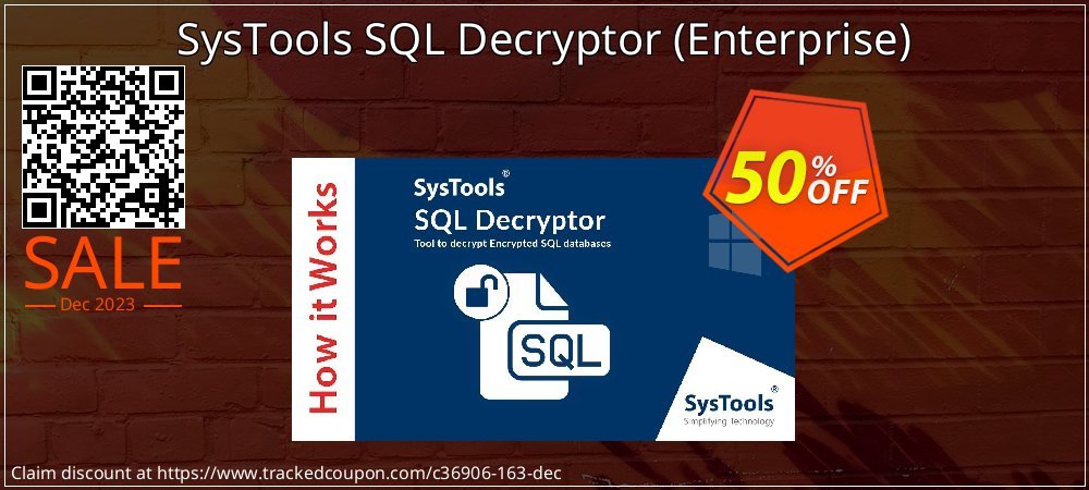 SysTools SQL Decryptor - Enterprise  coupon on Summer offer