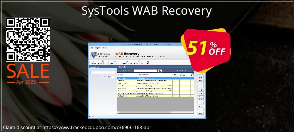 SysTools WAB Recovery coupon on Constitution Memorial Day super sale